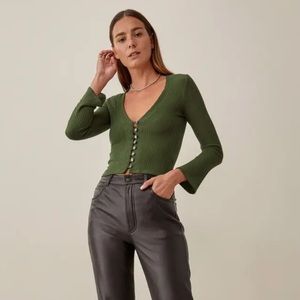 Reformation Gellar Top in Fern
